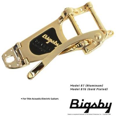 BIGSBY B7 DOREE GUITARES SOLID ET SEMI HOLLOW ARCHTOP BODY