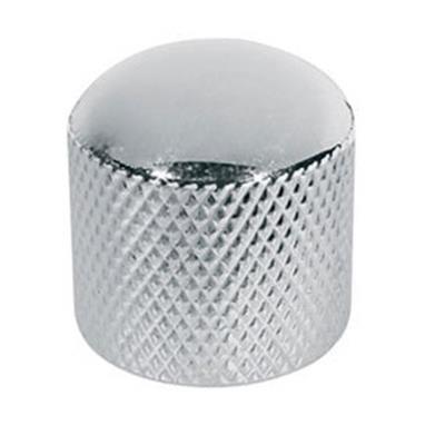 1 BOUTON METAL DOME CHROME ROUND PUSH IN 18x18x6mm