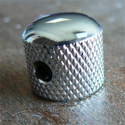 1 BOUTON DOME CHROME METAL PETITE TAILLE 15.2x14x6mm