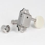 MECANIQUES 3x3 GUITARE GOTOH SD90N NICKEL BOUTON OVALE IVOROID