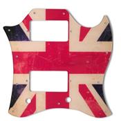 PICKGUARD SG FULL FACE WD MUSIC BRITISH FLAG RELIC