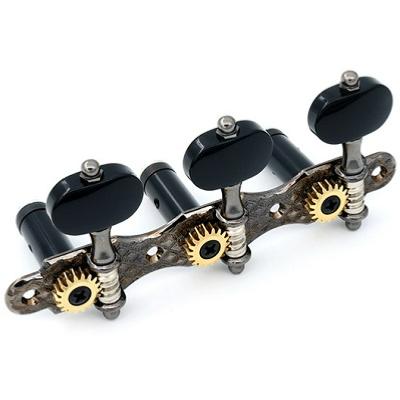 2 Mécaniques De Guitare - Pour Droitier Et Gaucher - Métal Nickelé - Installation Facile Sans Outils - Accordage Précis - 3