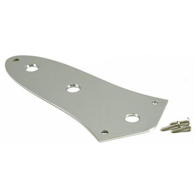 PLAQUE DE CONTROLE FENDER JAZZ BASS CHROME VINTAGE 3 TROUS 9,5mm