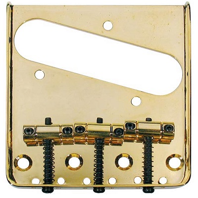 CHEVALET TELE VINTAGE DORE/NOIR 3 PONTETS GROOVED