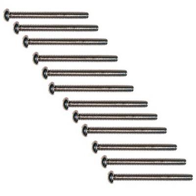 12 VIS REGLAGE HUMBUCKER METRIQUE NICKEL 26x2,40mm