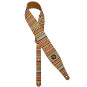 COURROIE GUITARE GAUCHO PEACE RAINBOW