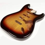 CORPS STRATOCASTER AULNE 3 TONS SUNBURST JAPON