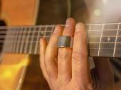 1 BOTTLENECK BLACK MOUNTAIN SLIDE RING MEDIUM 22mm