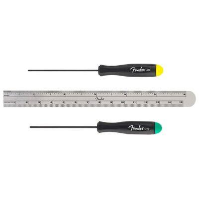 SET DE REGLAGE FENDER REGLE ET TOURNEVIS ALLEN 1/16 et .05