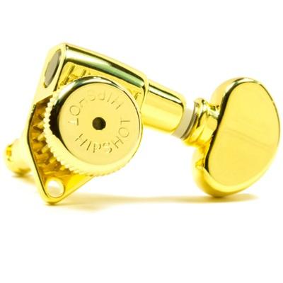 6 BOUTONS DE MECANIQUE HIPSHOT MINI GROVER DORES