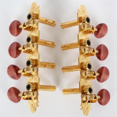 MECANIQUES MANDOLINE DOREES BOUTONS AMBRE (23mm)