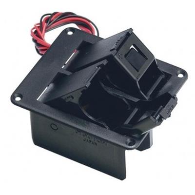 RANGEMENT POUR 2 PILES 9V GOTOH + VIS GUITAR SOLID BODY