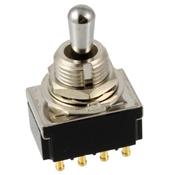 MINI SWITCH ON/ON/ON 4 POLES GROS BOUTON (12 terminaux)