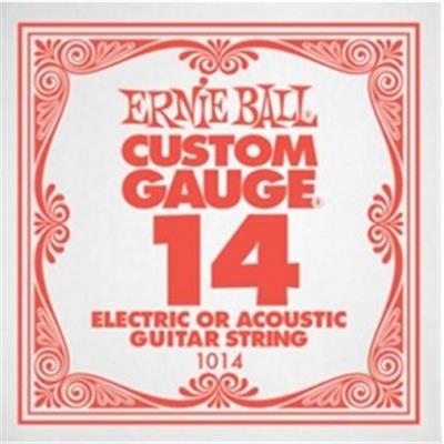 6 CORDES A L'UNITE ERNIE BALL SLINKY GAUGE 14