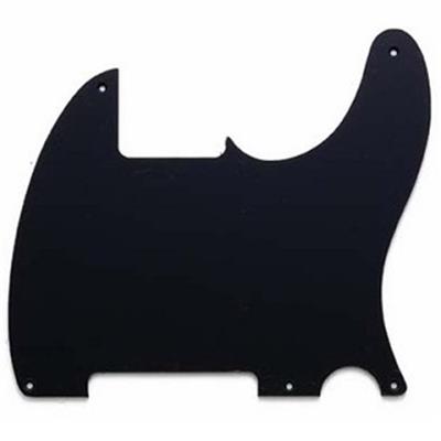 Pickguard for Esquire - 5 screw holes Black 1 Ply