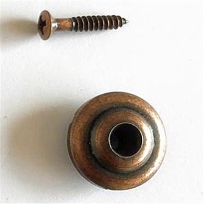 Bass String Retainer Round Antique Bronze + screw