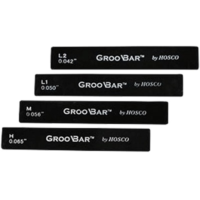SET 4 GAUGES HOSCO GROOVBAR POUR HAUTEUR SILLETS