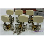 6 INDIVIDUAL MACHINE HEADS FOR SLOTTED HEAD