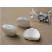 6 GROS BOUTONS DE MECANIQUES FORME GROVER PEARLOID