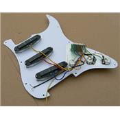 PICKGUARD STRAT SSS BLANC PRE-ASSEMBLE GAUCHER