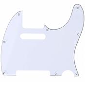 PICKGUARD STANDARD TELE 62 BLANC 3 PLIS