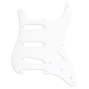 PICKGUARD SSS 8 TROUS BLANC 1 PLI HOSCO