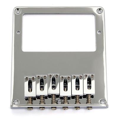 CHEVALET TELE HUMBUCKER CHROME 6 PONTETS 10.8mm