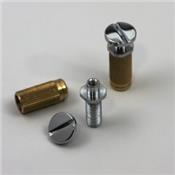 PAIRE DE RIVETS POUR CORDIER CHROME TONEPROS SCM1-CH METRIQUE