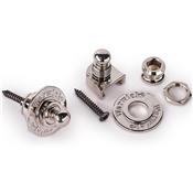 2 ATTACHE-COURROIE WARWICK NICKEL STRAPLOCKS