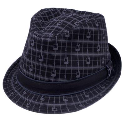 CHAPEAU FENDER AXE PLAID FEDORA L/XL