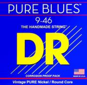 CORDES GUITARE 6 CORDES DR STRINGS PURE BLUES 9-46