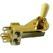 SELECTEUR TOGGLE 3P COUDE SWITCHCRAFT REPLICA CENTRALAB DORE