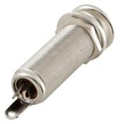 PRISE BARREL STEREO MEC CHROME AVEC ATTACHE-COURROIE