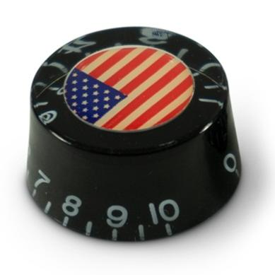 1 BOUTON LOUPE NOIR DRAPEAU AMERICAIN US
