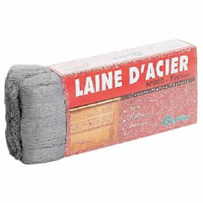 LAINE D'ACIER N°0000 XTRA SURFINE POUR FINITIONS
