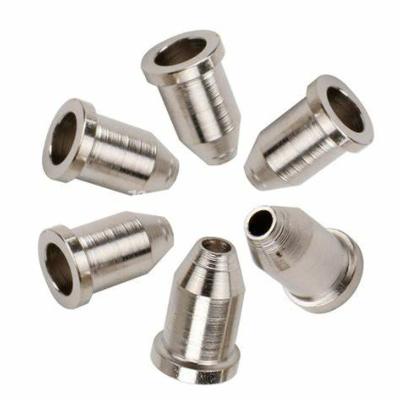 6 FERRULES GUITARE BULLET CHROME 7.8x6.3x12mm