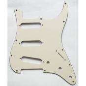 PICKGUARD SSS STANDARD STRAT CREME 3 PLIS