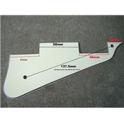 EPIPHONE : PICKGUARD LES PAUL CREME 1 PLI BISEAUTE (3.2mm)