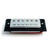 MICRO GUITARE TYPE HOFNER CHROME CHEVALET