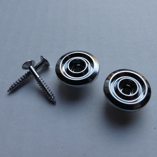 Musiclily Pro Guide-Cordes Round Vintage Acier Chromé Pour Jazz Bass / Precision Bass – Qualité Pro !