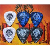 12 MEDIATORS FIRE&STONE WHITE PEARLOID 0.81mm