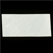 RECTANGLE NACRE BLANCHE 40x30x2mm