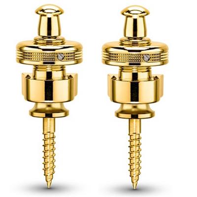 2 ATTACHE-COURROIE SCHALLER S-LOCKS DOREES M