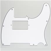 PICKGUARD TELE BLANC 5 TROUS H HUMBUCKER HOSCO