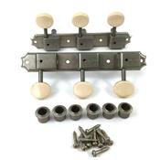 MECANIQUES 3x3 GOTOH SUR PLATEAU NICKEL BOUTONS OLD WHITE RELIC