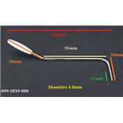 TIGE DE VIBRATO STRAT FENDER VINTAGE SERIE 4.8mm DOREE