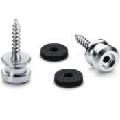 2 ATTACHE-COURROIE SCHALLER SATIN CHROME S-LOCK SMALL