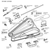 POIGNEE NOIRE POUR ETUI VIOLON GEWA