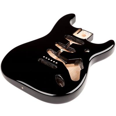 CORPS STRAT FENDER NOIR CLASSIC SERIE 60's