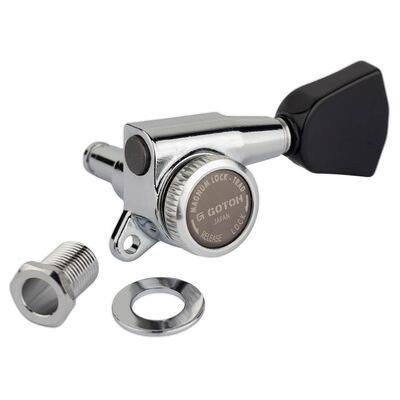GOTOH 3x3 SG381-MGT CHROME BOUTONS TULIPE NOIR AXES L
